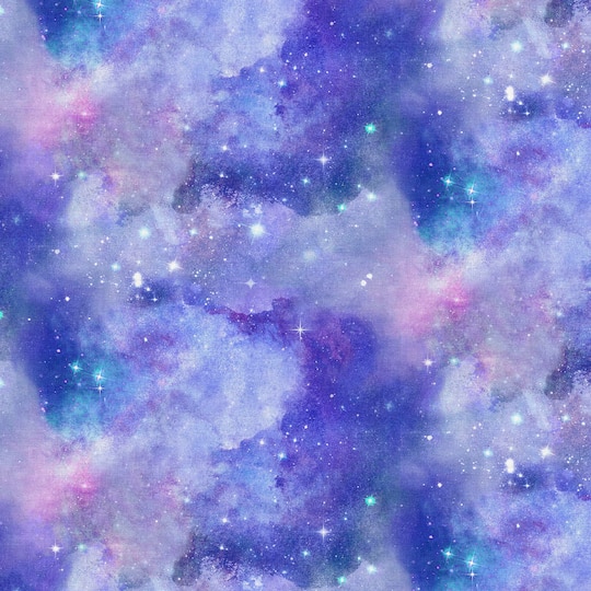 Fabric Editions Purple Celestial Cotton Fabric
